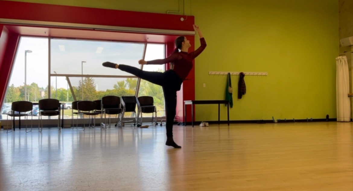 Victoria Brimble performing with an ensemble